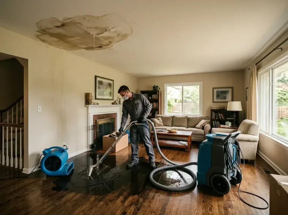 attic-pipe-burst-ceiling-drip-008 — frequently asked questions, Water Damage Restoration & Carpet Care in Sheridan, AR
